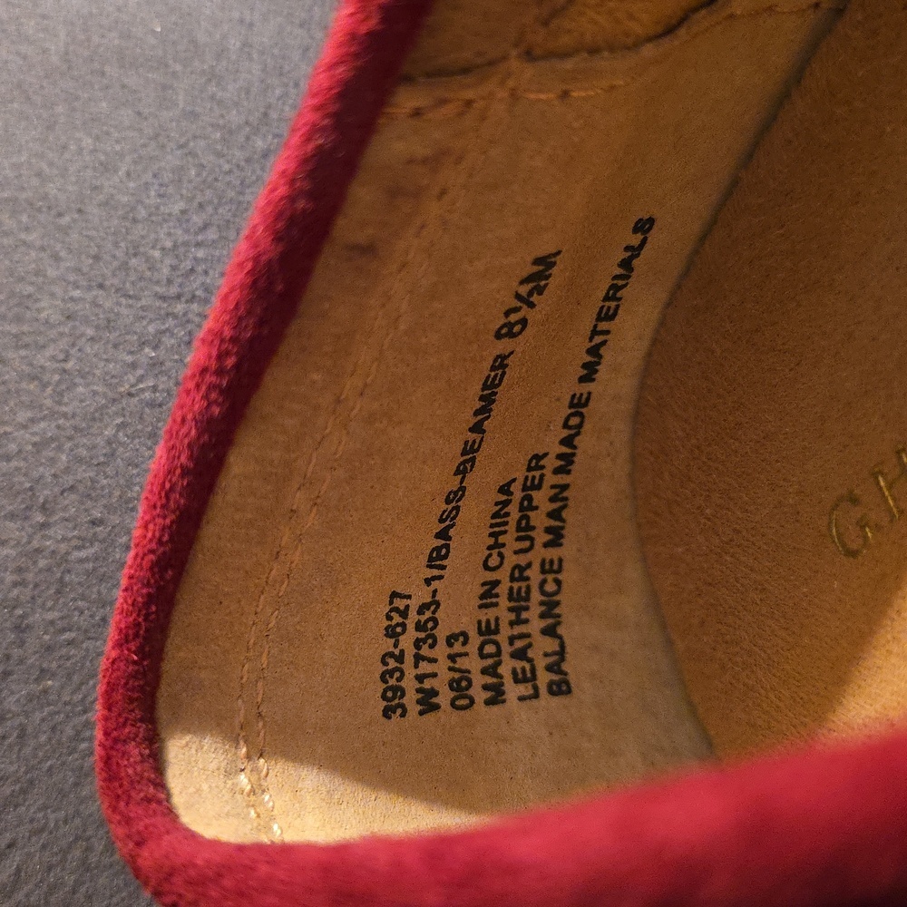 (J31) G.H. Bass & Co Beamer Penny Loafers Shoe Size 8.5M - Picture 5 of 5
